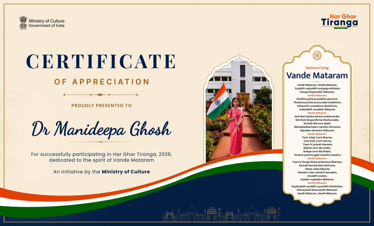 Certificate of Selfie with Tiranga