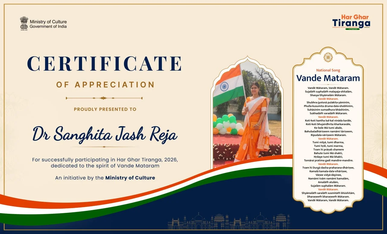 Certificate of Selfie with Tiranga