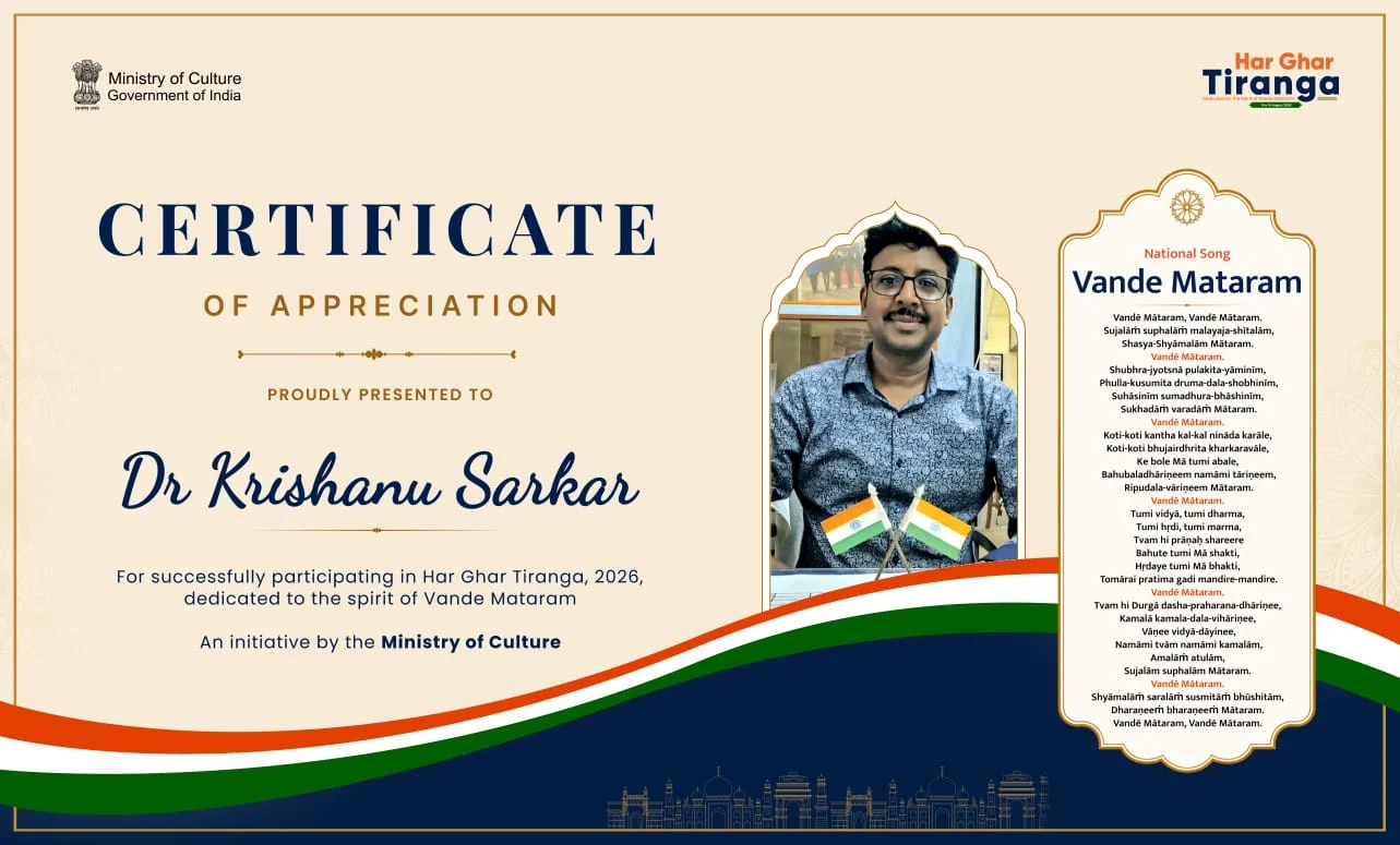 Certificate of Selfie with Tiranga