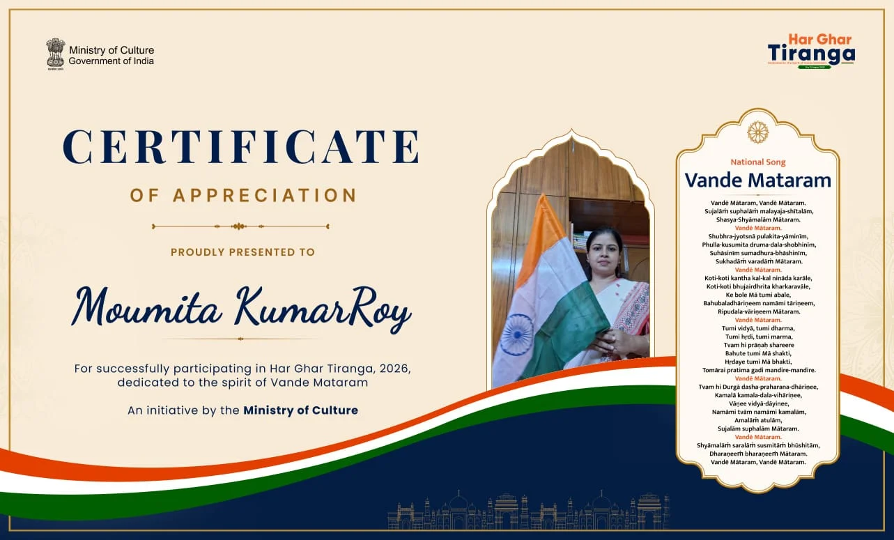 Certificate of Selfie with Tiranga