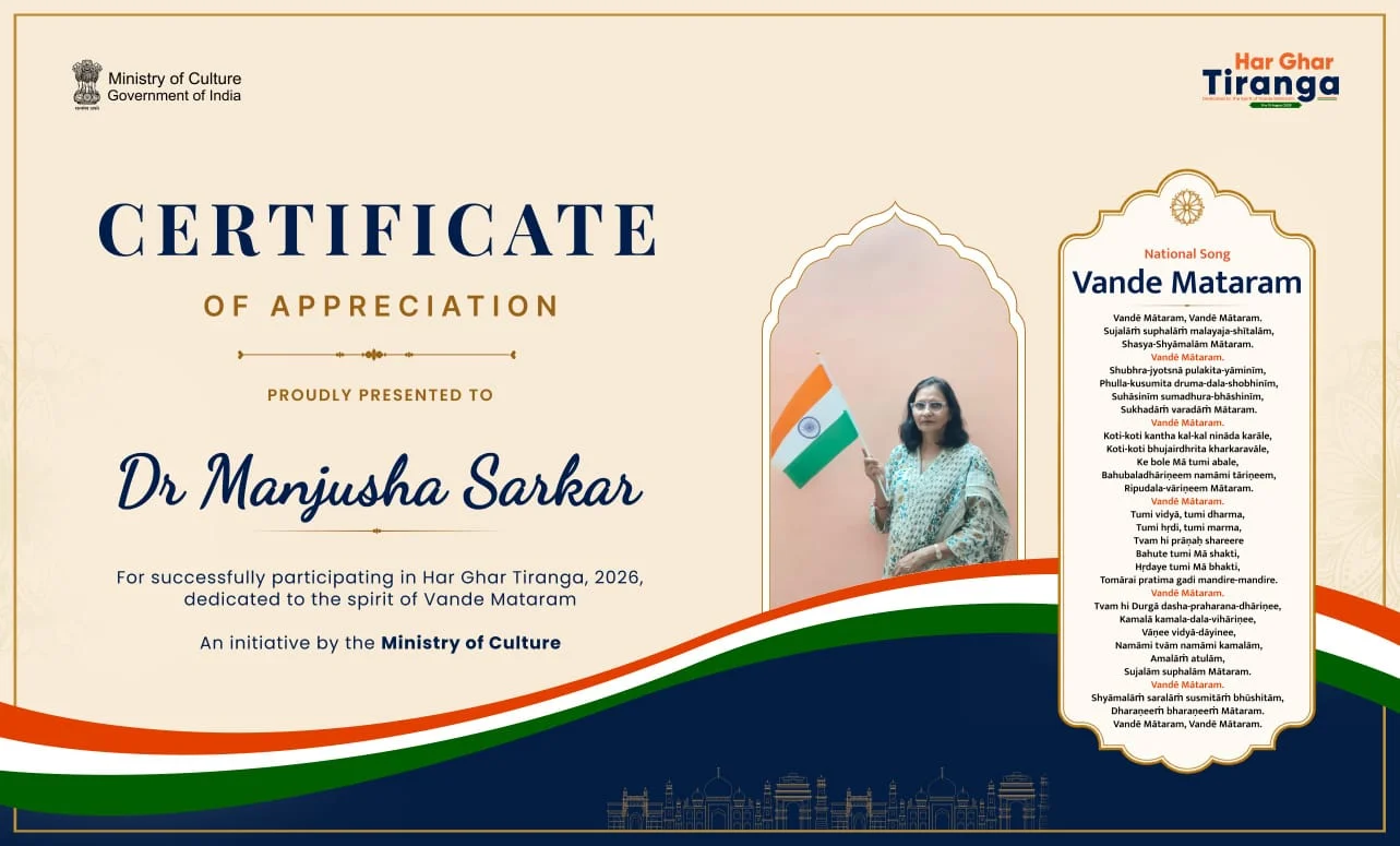Certificate of Selfie with Tiranga